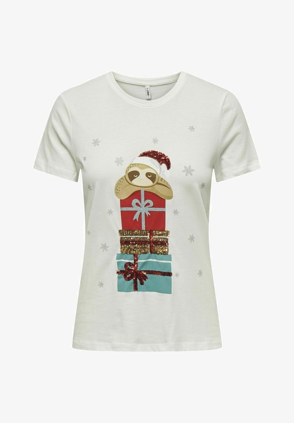 ONLY ONLYRSA - Print T-shirt - cloud dancer