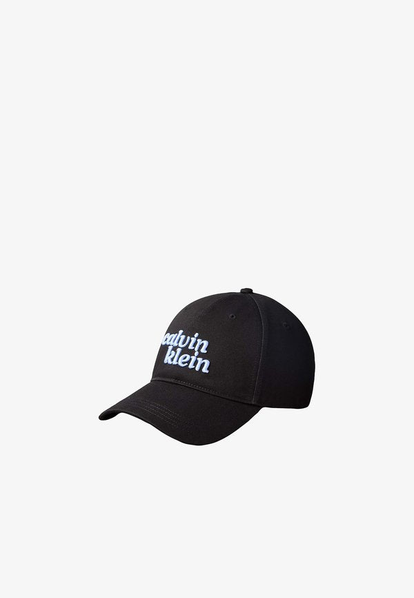 Calvin Klein CALVIN KLEIN 1989 EMBROIDERED CK LOGO CAP - Cap - black
