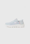 Skechers GO WALK - Trainers - gray/pink
