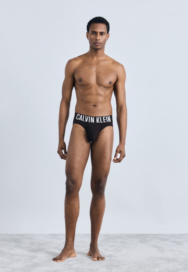 Calvin Klein Underwear HIP BRIEF 3 PACK INTENSE POWER COTTON - Briefs - black/turbulence/white