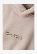 Superdry & Co MICRO LOGO - Hoodie - deep beige slub