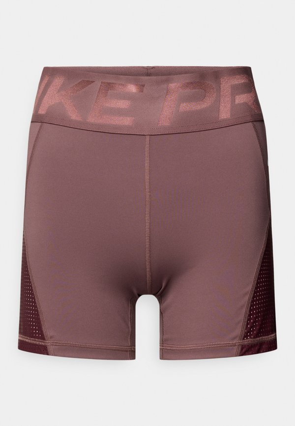 Nike Performance SCULPT SHORT  - Leggings - tattoo/burgundy crush/white