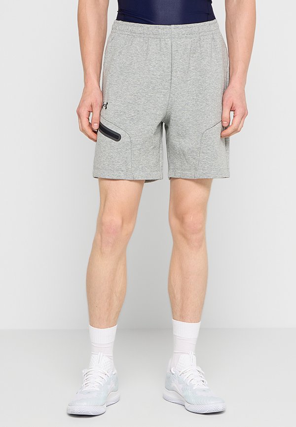 Under Armour UNSTOPPABLE FLEECE - Sports shorts - mod gray