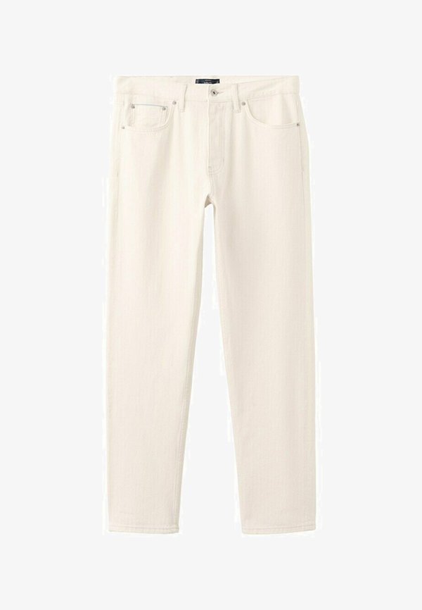 Mango Jeans Tapered Fit - off white