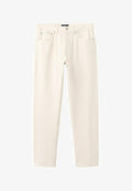 Mango Jeans Tapered Fit - off white