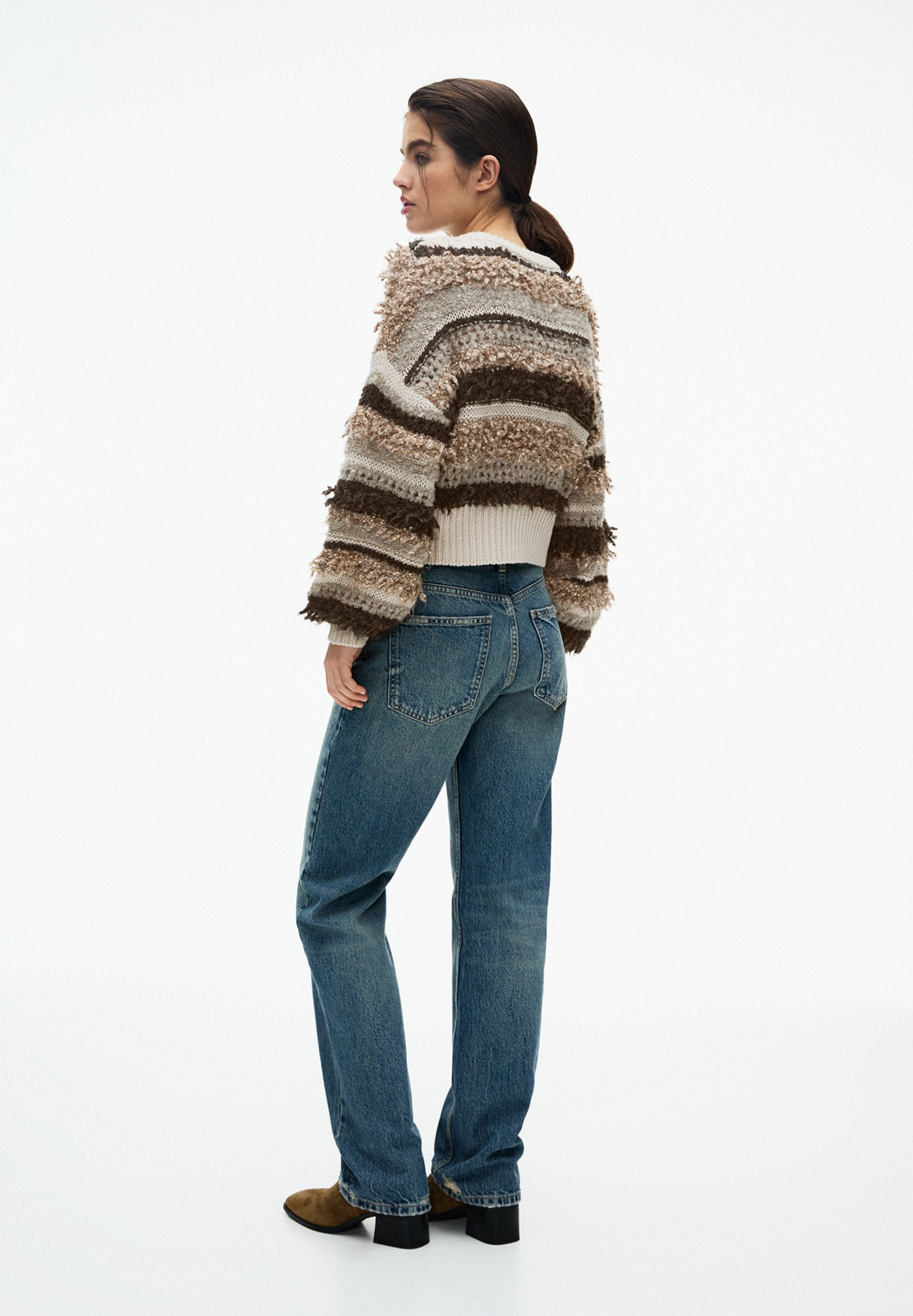 PULL&BEAR CONTRAST STRIPED