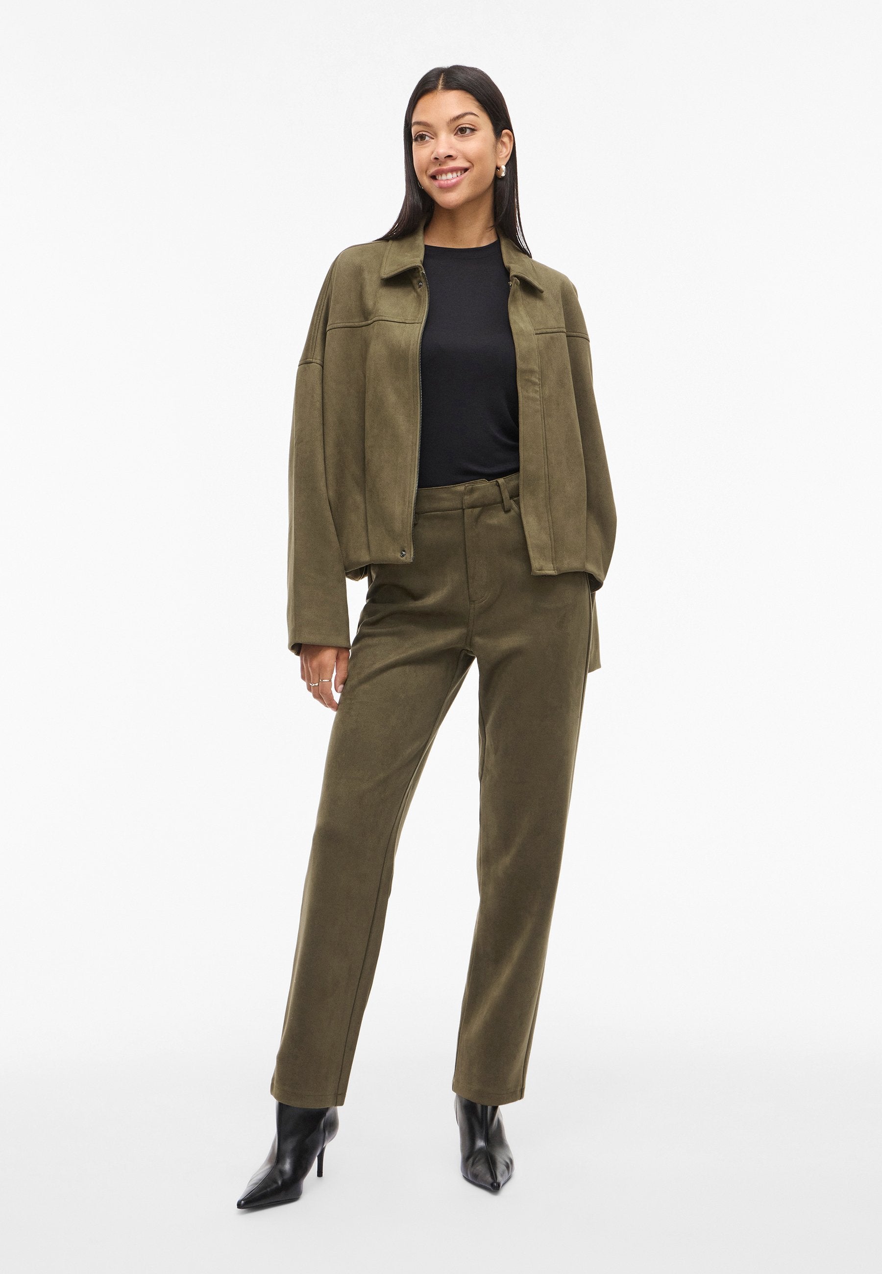 VILA Straight-leg VIVIRAL High waist