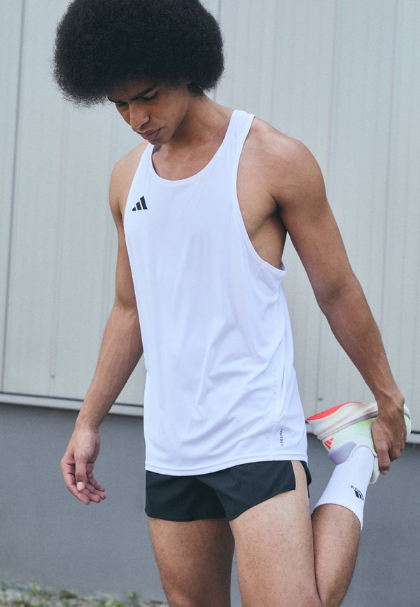 adidas Performance ADIZERO - Top - white
