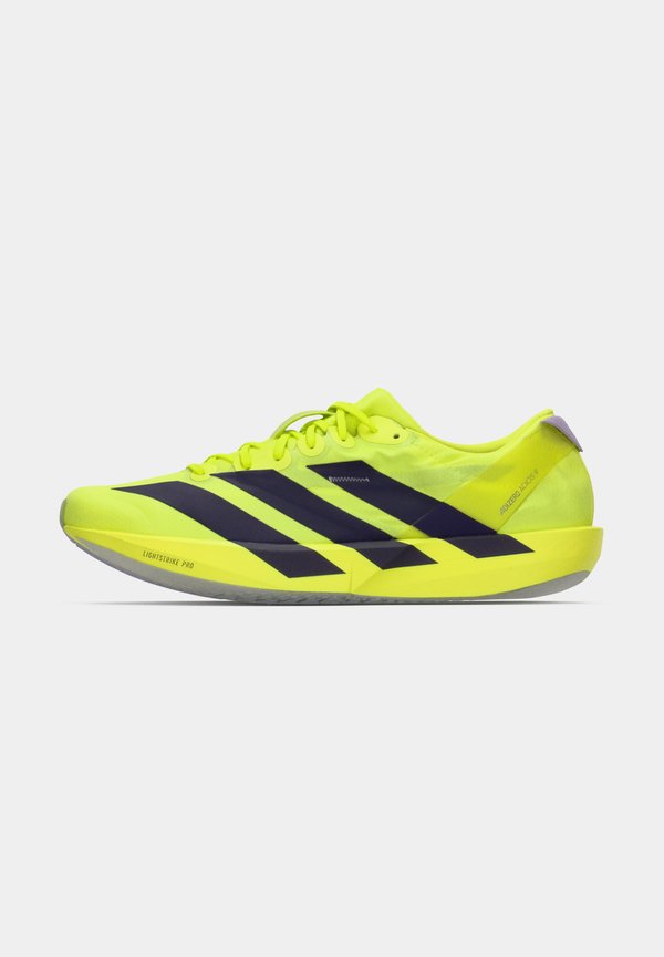 adidas Performance ADIZERO ADIOS 9 - Road running shoes - solar yellow/aurora plum/powder plum
