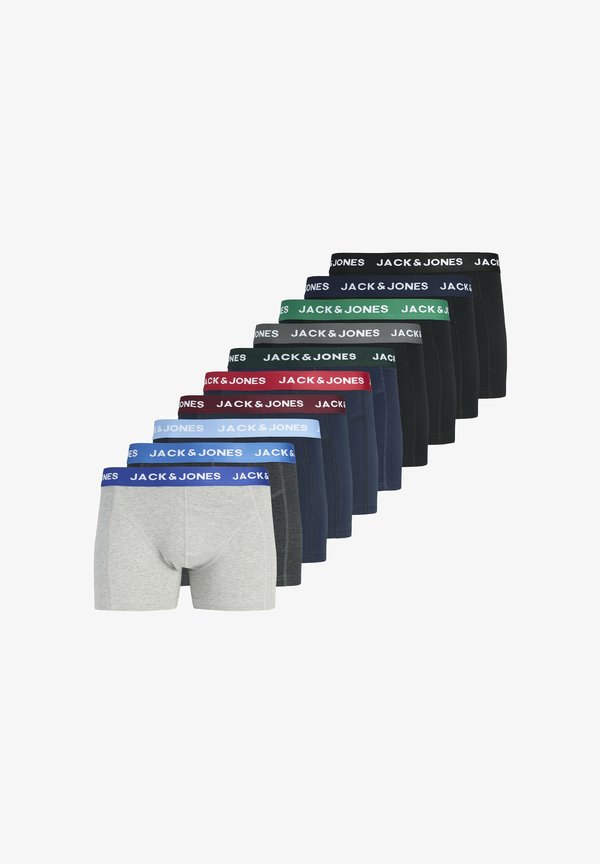 Jack & Jones SOLID 10-PACK - Trunks - black/black/navy blazer/navy blazer/navy blazer/navy blazer/black/black