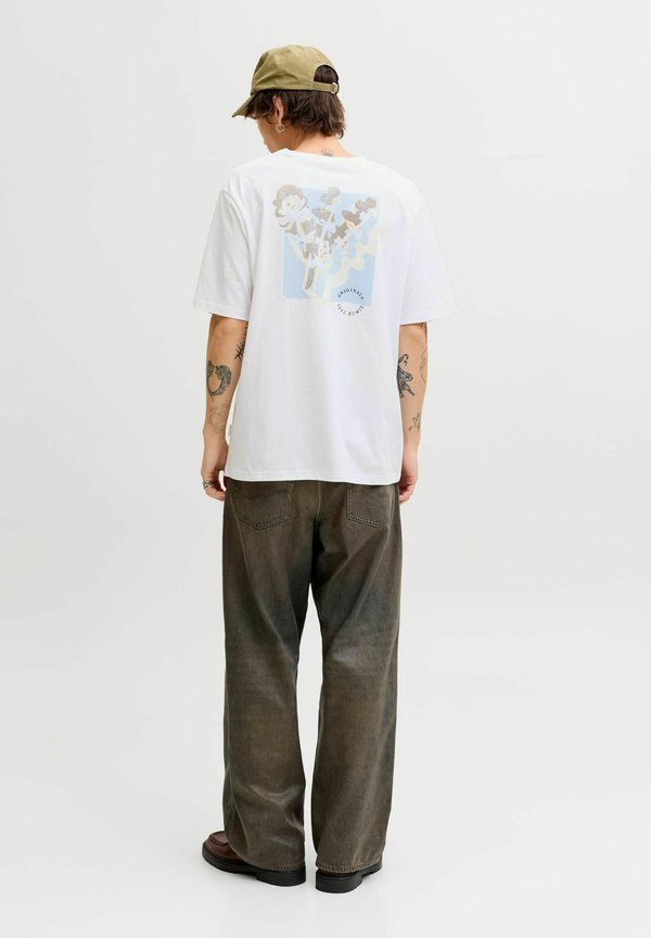 Jack & Jones T- - Print T-shirt - bright white