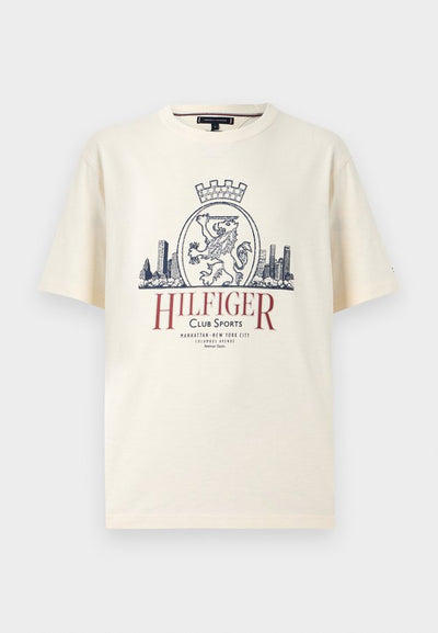 Tommy Hilfiger HERITAGE CREST LOGO TEXTURED JERSEY T-SHIRT