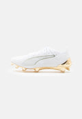 Puma ULTRA 6 ULTIMATE FG - Firm-ground football boots - white metallic gold black