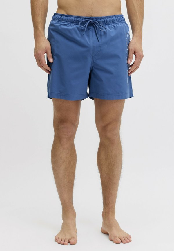 Jack & Jones JACK & JONES MEN'S SWIM SHORT JPSTMAUI WAVE LOGO PLAIN - Swimming shorts - delft