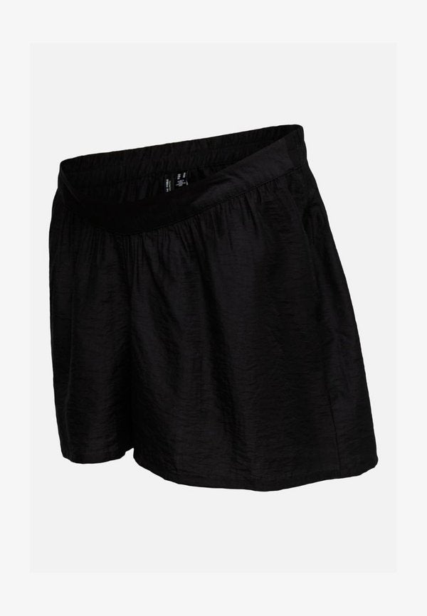 Vero Moda Maternity VMMODETTE WIDE SHORTS  - Shorts - black
