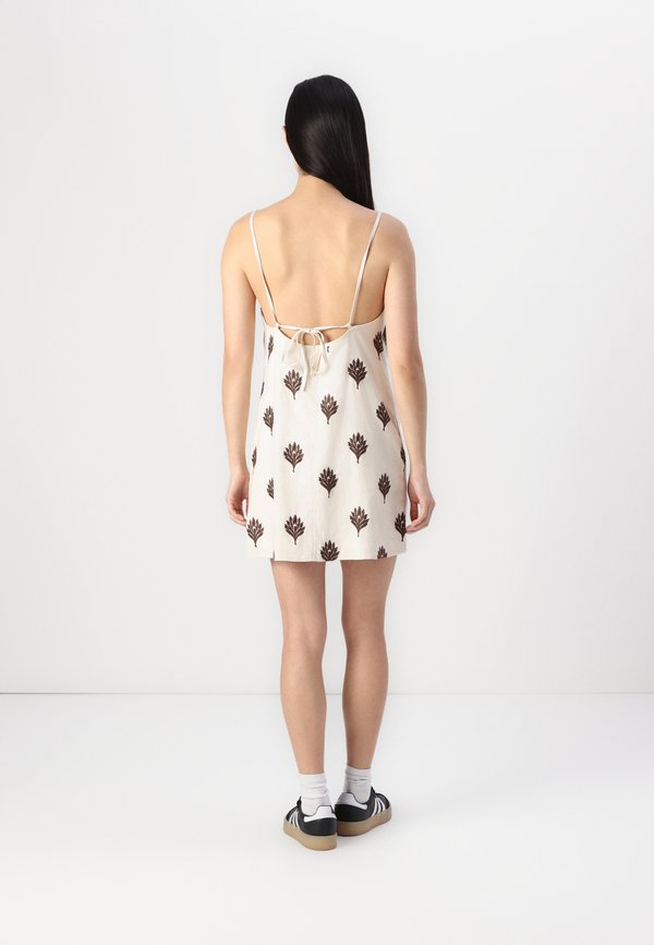 Abercrombie & Fitch Shift Linen Blend Mini Dress