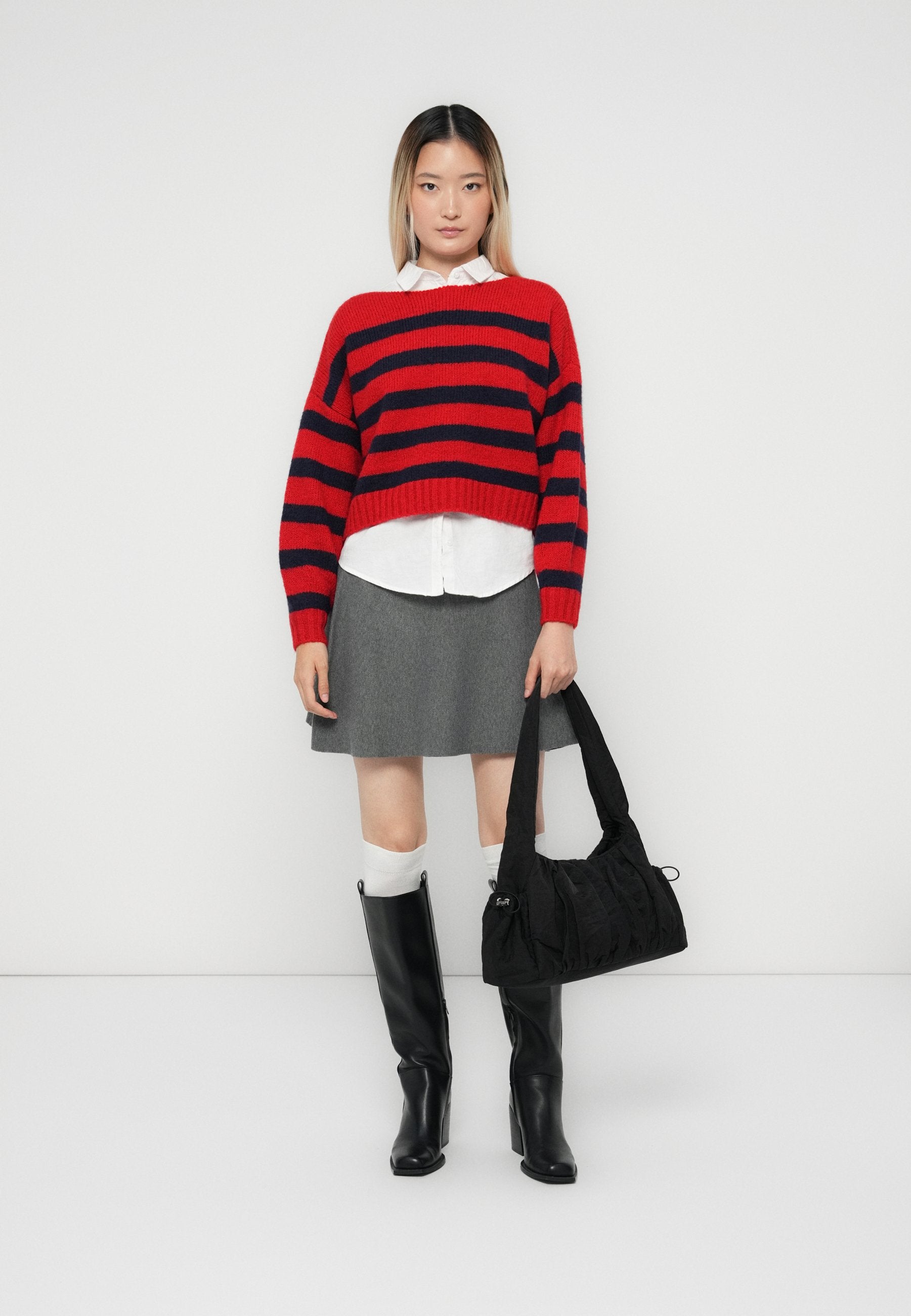 ONLY ONLAYA LIFE L/S BOATNECK CC KNT