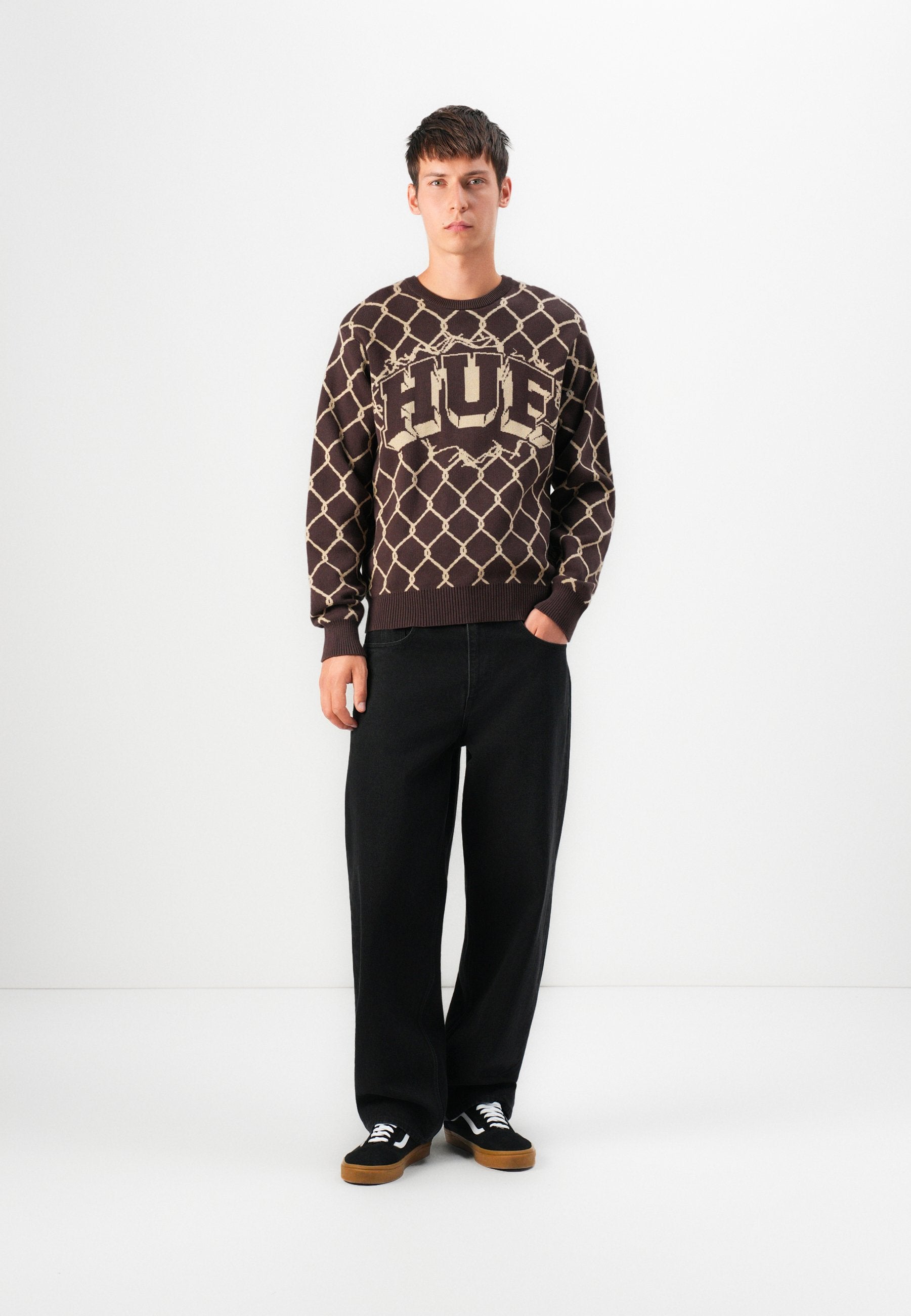 HUF BREAKTHROUGH CREW NECK SWEATER UNISEX