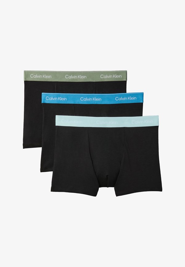Calvin Klein Underwear 3 PACK - Trunks - black bodies w  sea