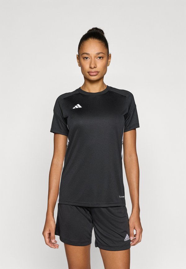 adidas Performance Print T-shirt - black/white