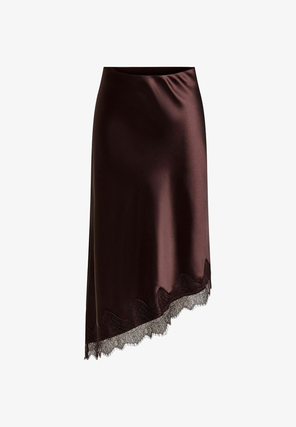 ONLY ONLBELLA Long - A-line skirt - chocolate torte