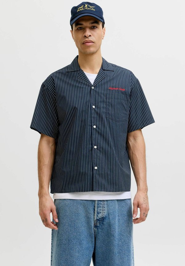 Jack & Jones HAWAII-HEMD LOOSE FIT HAWAII-HEMD - Shirt - sky captain