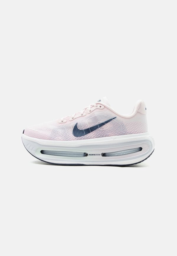 Nike Performance VOMERO PREMIUM - Road running shoes - pearl pink/midnight navy/white/barely green/football grey/pink foam