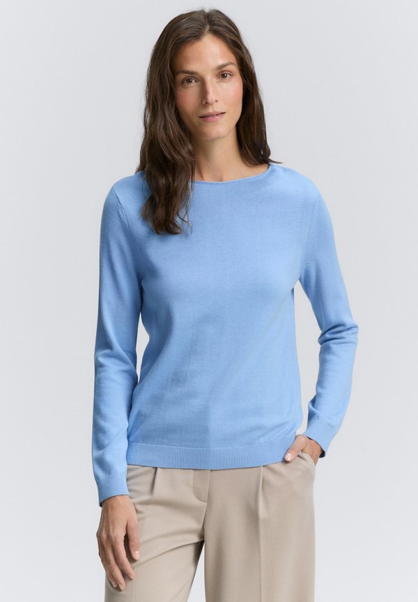 TOM TAILOR BASIC BOAT NECK - Jumper - light fjord blue