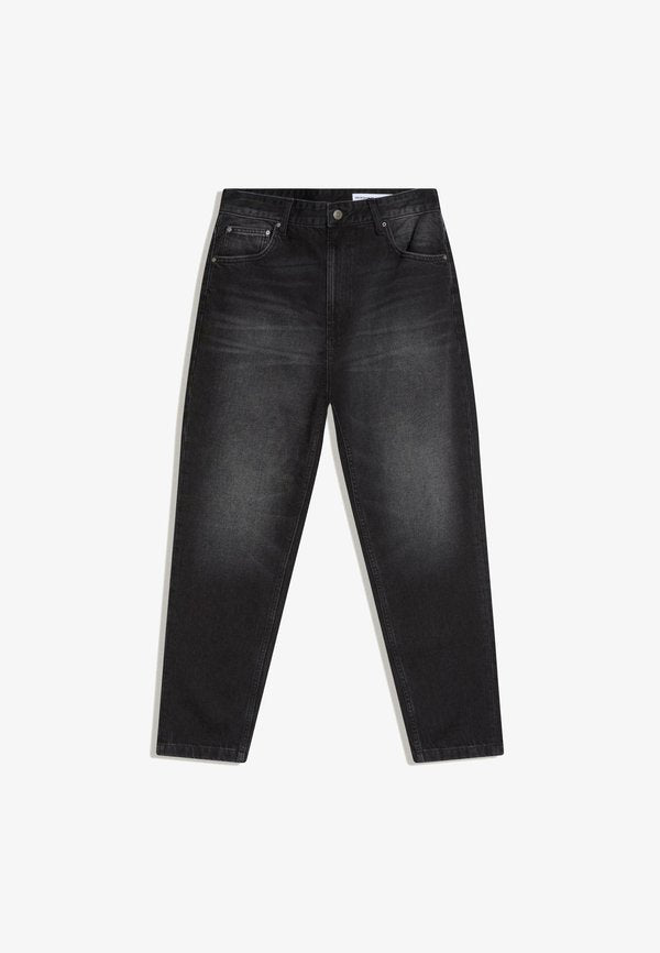 Bershka LOOSE - Relaxed fit jeans - black