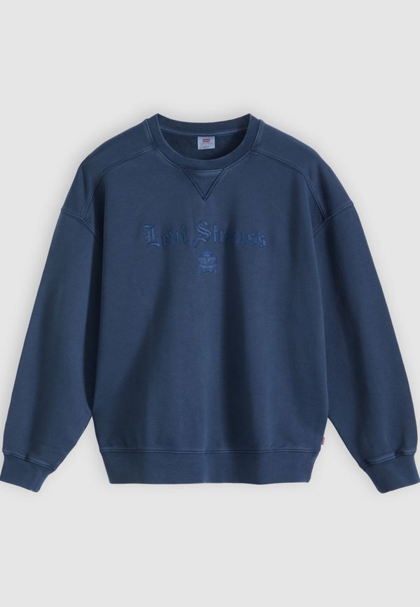 Levi's® BOXY GRAPHIC CREW - Sweatshirt - blue
