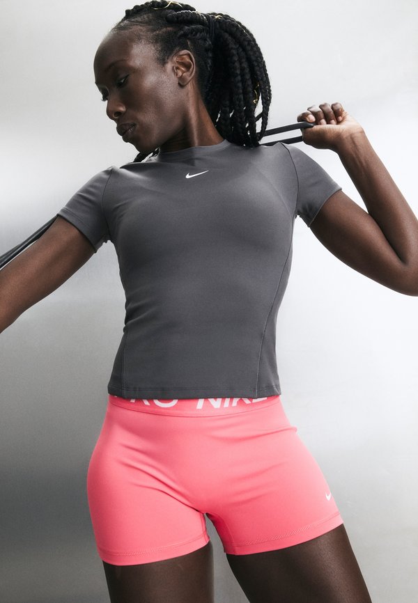 Nike Performance ONE TOP - Sports T-shirt - thunder grey/white