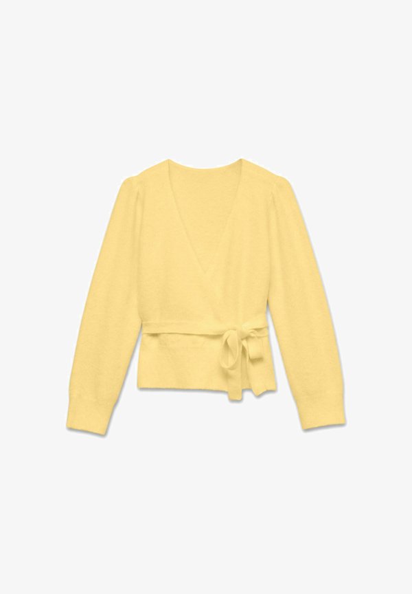 Vero Moda CARDIGAN VMISABELLA KNIT CARDIGAN - Cardigan - pale banana