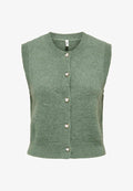 ONLY KNITTED VEST ONLSKYE KNITTED VEST - Waistcoat - laurel wreath