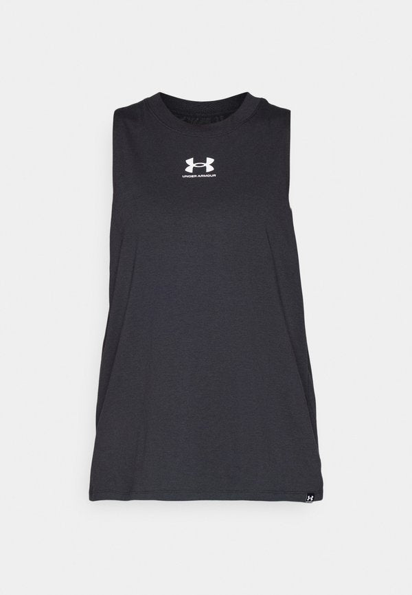 Under Armour RIVAL - Top - black /  / white