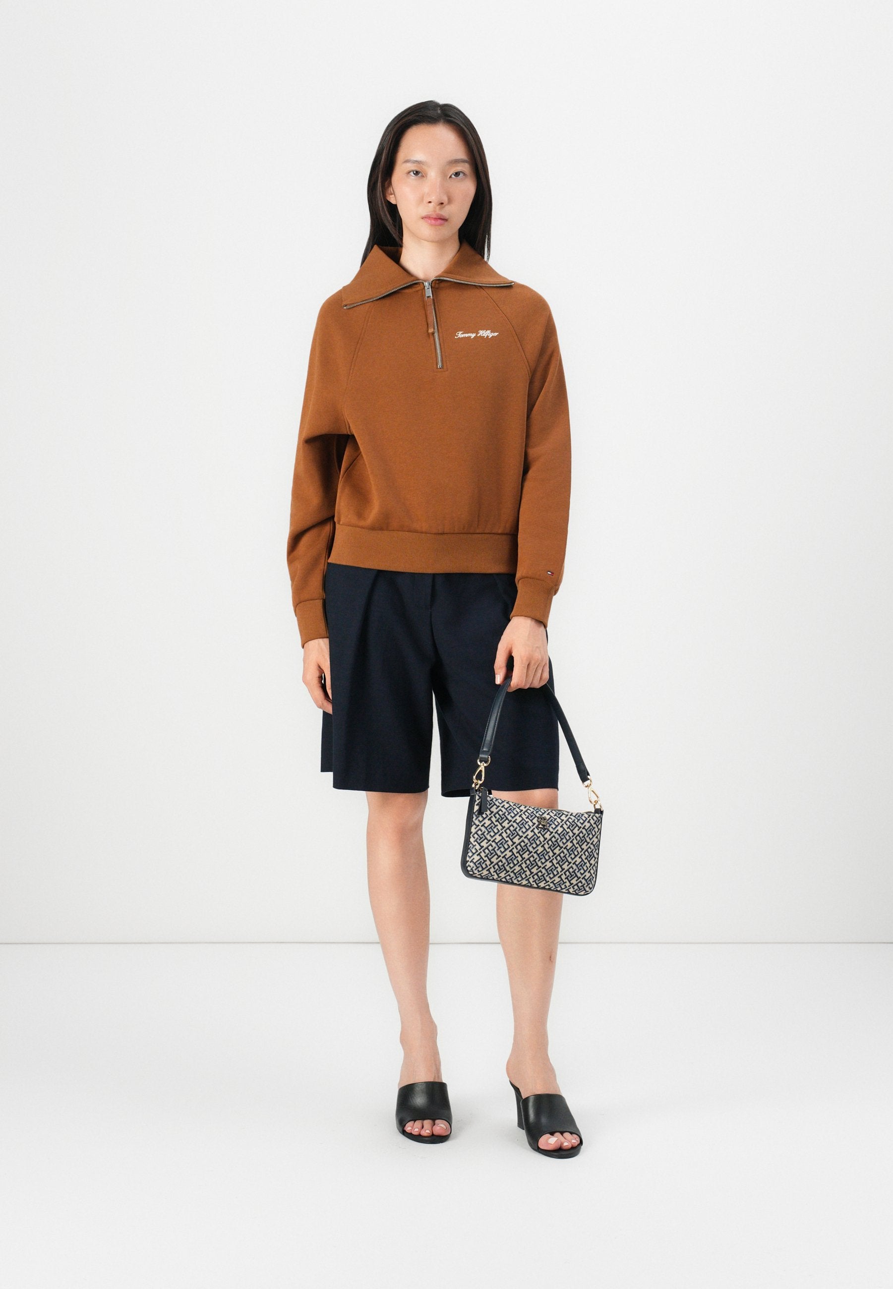 Tommy Hilfiger CLASSIC SCRIPT HALF-ZIP