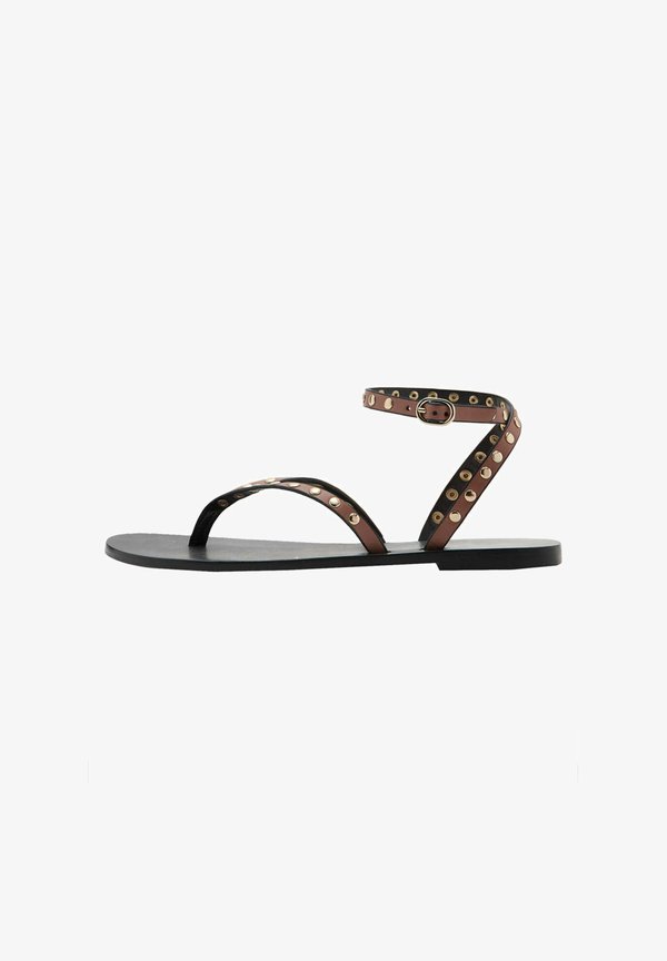 Mango ADULT - T-bar sandals - light brown