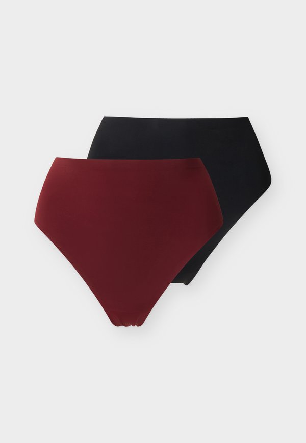 Vero Moda VMDITTE STRING 2 PACK - Briefs - black/windsor red