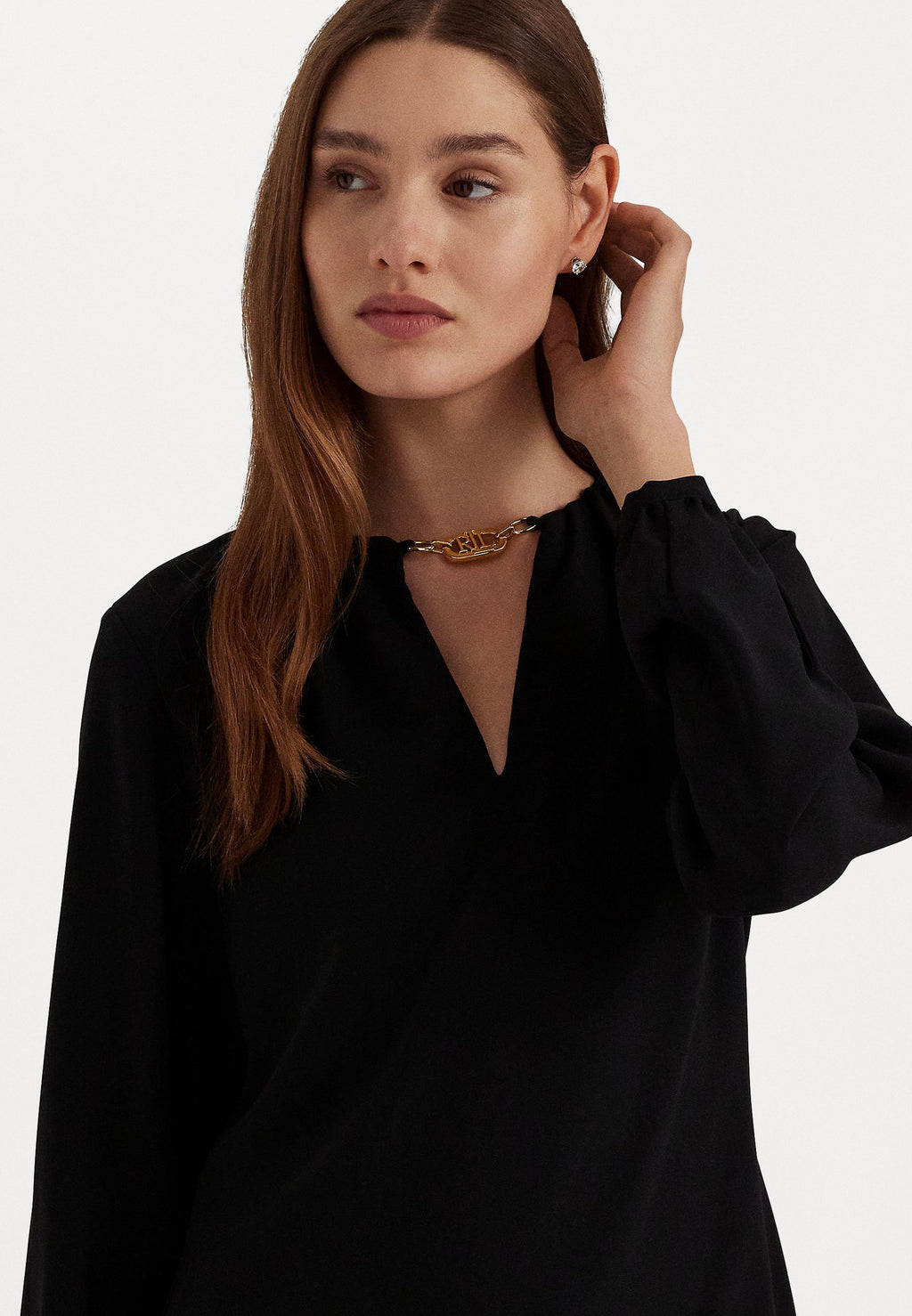 Lauren Ralph Lauren BOTLEY LONG SLEEVE DAY DRESS