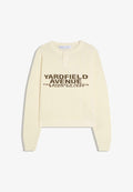 Bershka PRINTED HENLEY - Jumper - beige