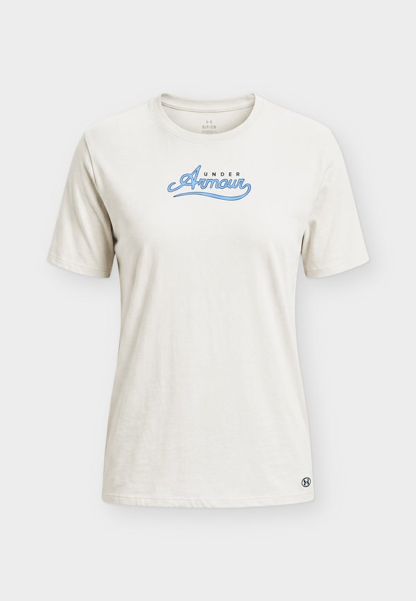 Under Armour RIVAL GRAPHIC - Print T-shirt - summit white/blackout navy