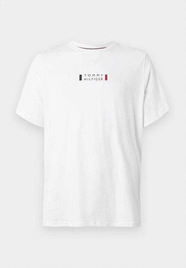 Tommy Hilfiger BRAND LOVE SMALL CENTER TEE - Basic T-shirt - white