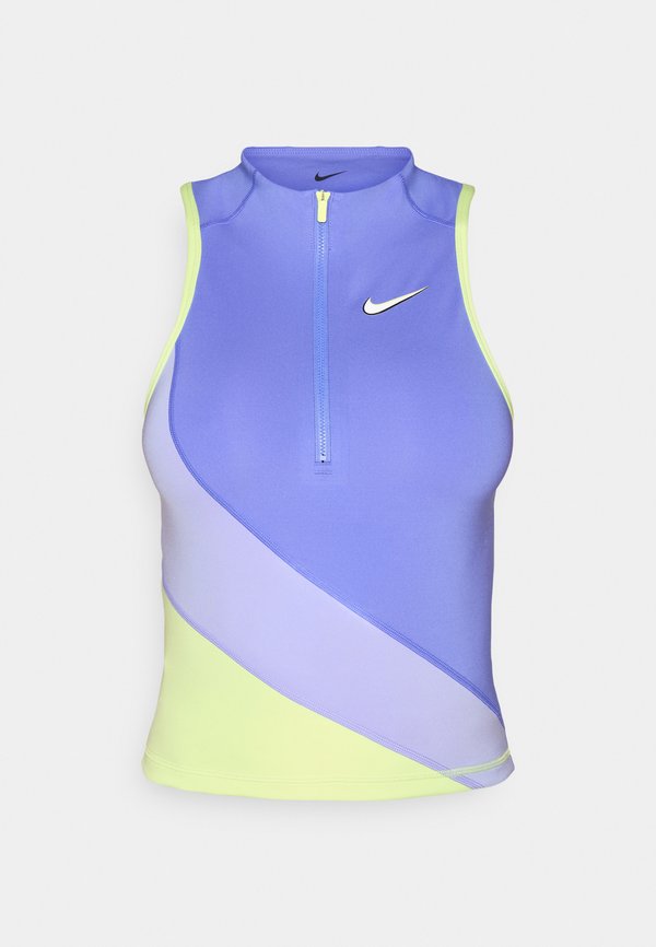 Nike Performance NIKECOURT SLAM TANK - Top - sapphire/light thistle/white