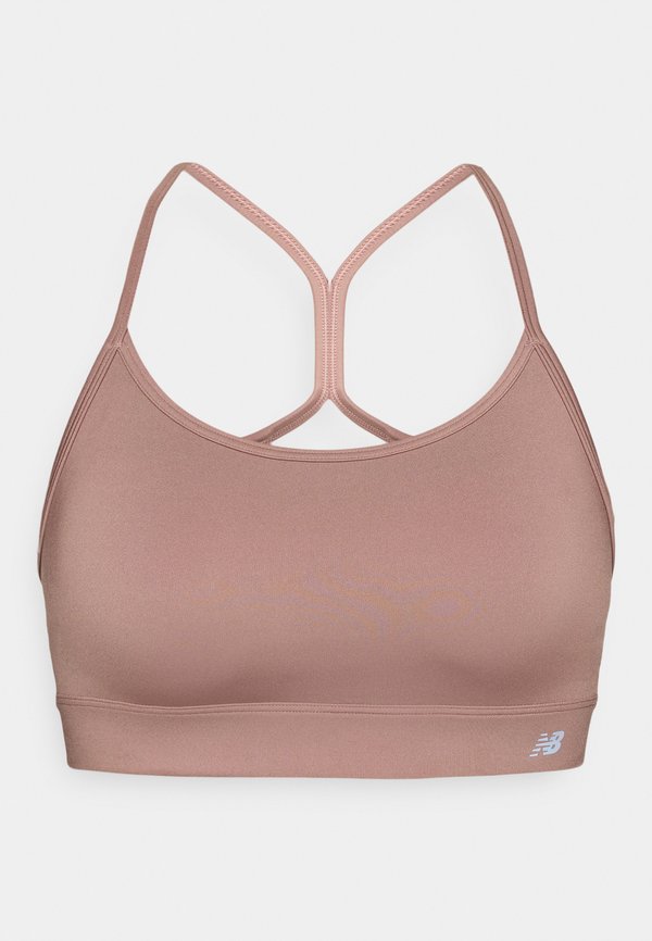 New Balance NB ESSENTIAL YOGA BRA - Light support sports bra - earth shadow