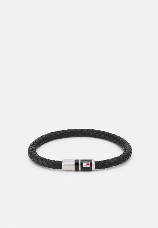 Tommy Hilfiger BRAIDED - Bracelet - black