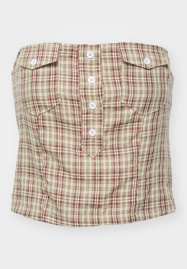 Jaded London CHECKED CORSET