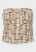 Jaded London CHECKED CORSET
