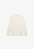 TOM TAILOR MIT WAFFELSTRUKTUR - Sweatshirt - gardenia white