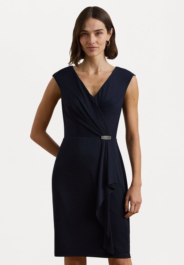 Lauren Ralph Lauren JERSEY CAP SLEEVE COCKTAIL DRESS