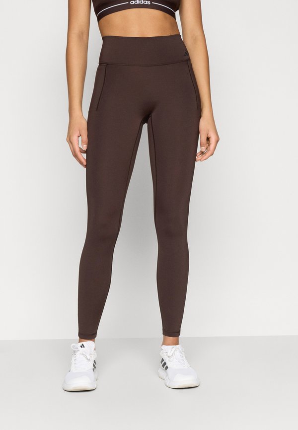 adidas Performance OPTIME WORKOUT FULL LENGTH LEGGINGS - Leggings - aurora coffee