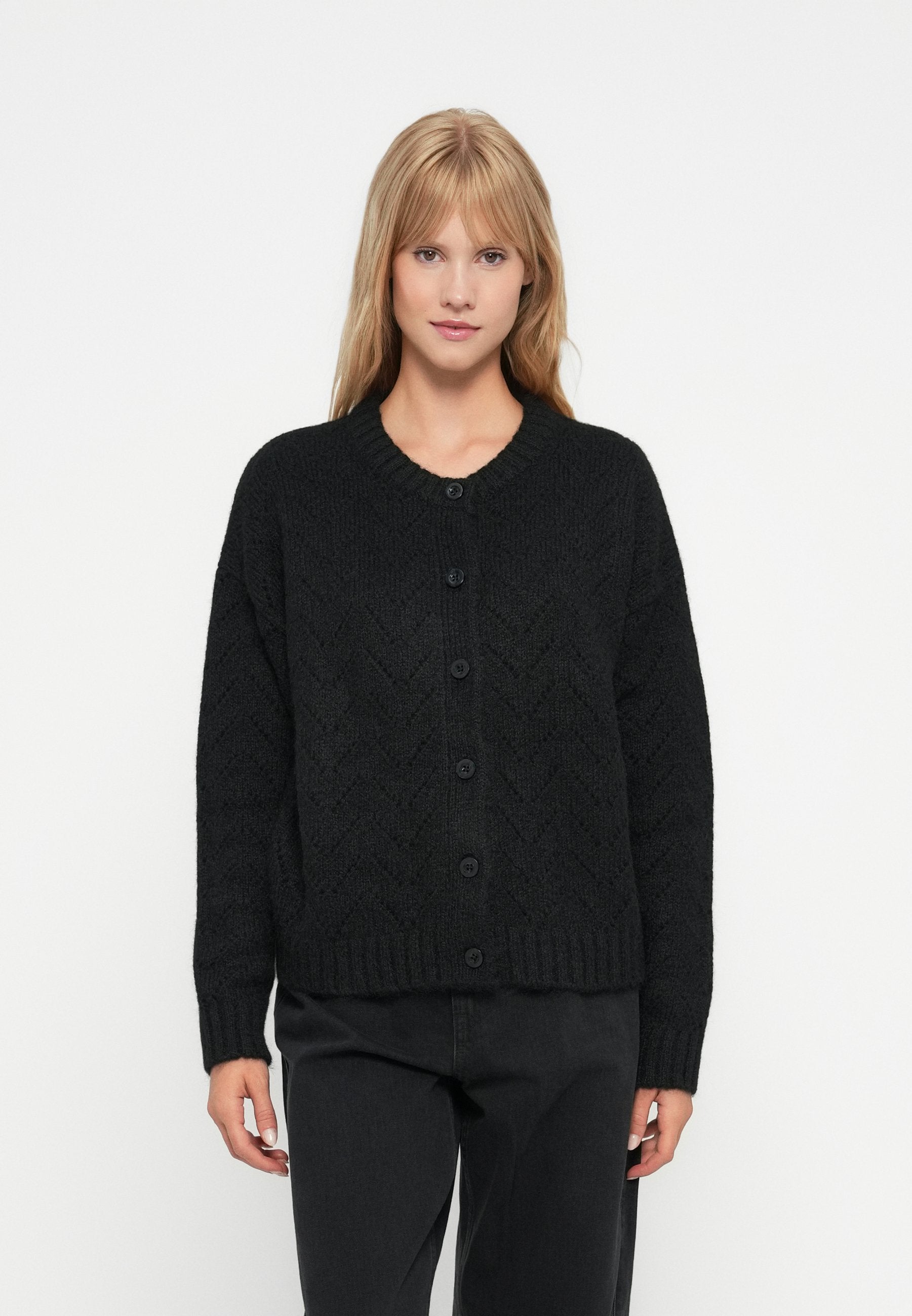 GAP FUZZY TEXTURE CARDI